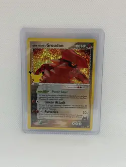 2004 Pokemon: Team Magma’s Groudon Holo #9/95 Near Mint Condition - Image 1