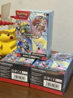 Pokemon TCG Journey Together Booster Bundle w/ 6 Packs Factory Sealed New - Image 1