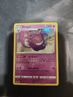 Gengar Holo Rare Pokemon SWSH01: Sword & Shield Base Set 085/202 NM - Image 1
