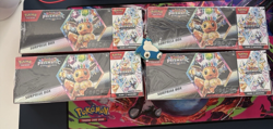 4 Pokemon Prismatic Evolutions Surprise Box And Booster Bundle Sealed - Image 1