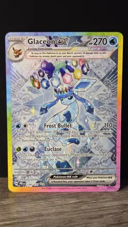 Glaceon ex 150/131 Prismatic Evolutions Special Illustration Rare Pokemon NM/M - Image 1