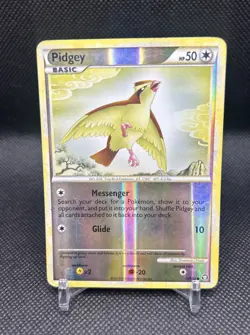Pidgey Reverse Holo Triumphant 71/102 HeartGold & SoulSilver Pokemon Card 2010 - Image 1