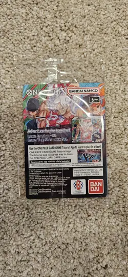 One Piece College US Voyage, Monkey.D.Luffy Card (Sealed), Poster, and T-shirt - Image 3