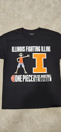 One Piece College US Voyage, Monkey.D.Luffy Card (Sealed), Poster, and T-shirt - Image 5