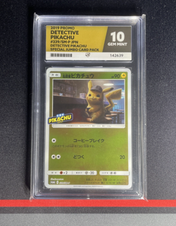 Pokemon Card Japanese - Detective Pikachu 339/SM-P Promo - ACE PSA 10 - Image 1