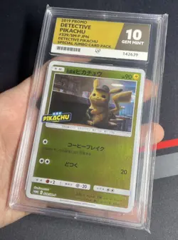 Pokemon Card Japanese - Detective Pikachu 339/SM-P Promo - ACE PSA 10 - Image 3