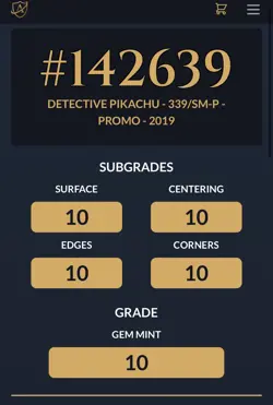 Pokemon Card Japanese - Detective Pikachu 339/SM-P Promo - ACE PSA 10 - Image 4