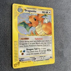 Pokemon TCG Dragonite Expedition Base Set Holo Rare Card 9/165 NM/LP - Image 2