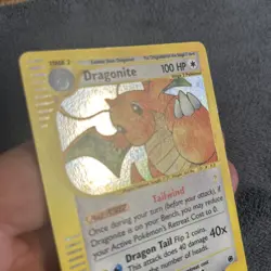 Pokemon TCG Dragonite Expedition Base Set Holo Rare Card 9/165 NM/LP - Image 4