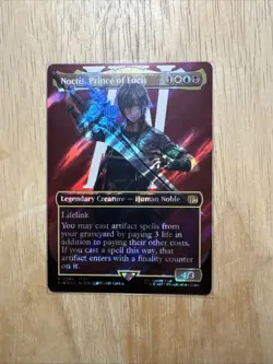 Noctis, Prince of Lucis (Borderless) (Surge Foil) Final Fantasy Foil - Image 1