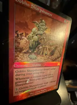 Damaged Goblin Sharpshooter Onslaught Foil - Image 2