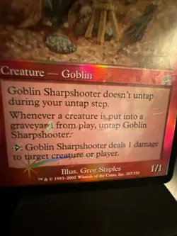 Damaged Goblin Sharpshooter Onslaught Foil - Image 5