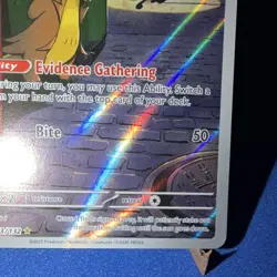 Pokemon Gumshoos Illustration Rare Holo Me01 Mega Evolution Stage 1 153/132 2025 - Image 2