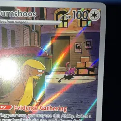 Pokemon Gumshoos Illustration Rare Holo Me01 Mega Evolution Stage 1 153/132 2025 - Image 5