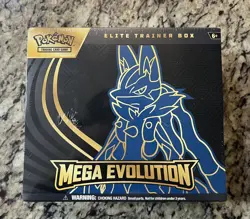 Pokemon TCG Mega Evolution Lucario Elite Trainer Box ETB NEW FACTORY SEALED - Image 2