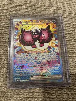 2025 Pokemon Prismatic Evolutions Pecharunt ex Special Illustration Rare 163/131 - Image 2