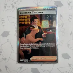 Pokemon TCG Giovanni's Charisma Scarlet & Violet 151 204/165 Holo Ultra Rare - Image 1