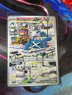 Metagross 178/162 Temporal Forces Illustration Rare Pokemon TCG NM+ - Image 1