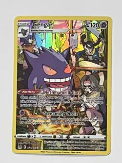 Pokemon Gengar Trainer Gallery Lost Origin Holo Ultra Rare Full Art TG06/TG30 - Image 1