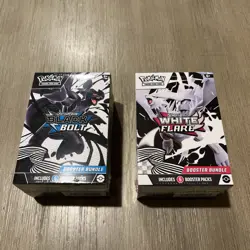 SEALED Pokemon TCG White Flare And Black Bolt Booster Bundle - Image 1