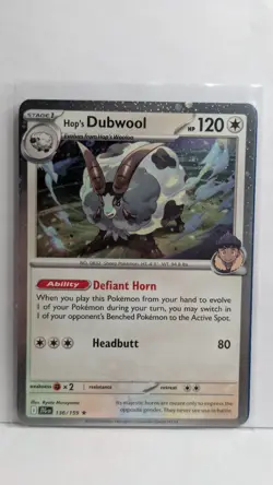 Hop's Wooloo (135/159) + Hop's Dubwool (136/159) - Pokemon - Cosmos Holo - Image 2