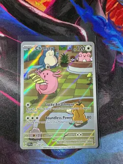 Chansey Illustration Rare Twilight Masquerade 187/167 Pokemon TCG Minty - Image 1