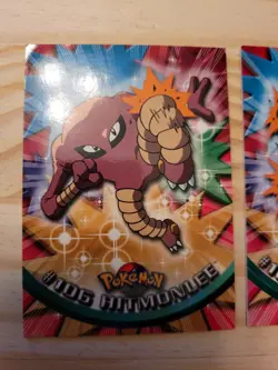 Pokemon Topps Lot Of 2 Hitmonlee and Hitmonchan non-holos LP - Image 2
