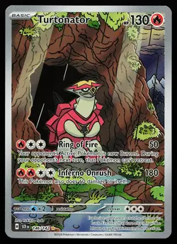 Turtonator 146/142 Holo Illustration Rare Stellar Crown Pokemon Card - Image 1