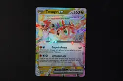 Tatsugiri ex 142/191 Holo Shiny Pokemon TCG Card Surging Sparks 2025 NEAR MINT - Image 1
