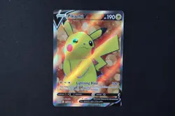 Pikachu V 157/172 Holo Shiny Pokemon TCG Card Brilliant Stars 2022 NEAR MINT - Image 1