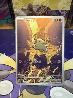 Pokemon TCG Phanpy Card Surging Sparks 205/191 - Image 1