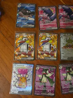 28x English Pokemon TCG SR card lot paldea evolved - Image 4