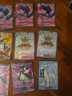 28x English Pokemon TCG SR card lot paldea evolved - Image 5