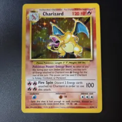 Charizard 4/102 Base Set 1999 Holo Pokemon Card WOTC Vintage - Image 2