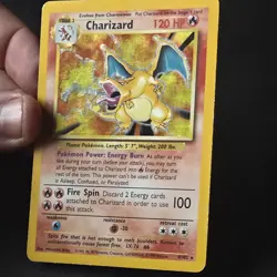 Charizard 4/102 Base Set 1999 Holo Pokemon Card WOTC Vintage - Image 3