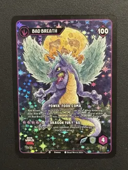 Dead World TCG Bad Breath 25/30 Rising Mini Set Holo Rare Card 2025 - Image 1