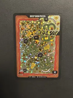 Dead World TCG Deep Dish Pizza 21/30 Rising Mini Set Holo Rare Card 2025 - Image 1
