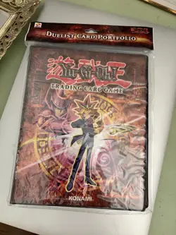Vintage Yu-Gi-Oh Binder Yugi Sealed - Konami Dark Magician Yu-Gi-Oh Cards - Image 1