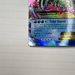 Pokemon Primal Kyogre EX Full Art Ultra Rare Holo XY - Primal Clash 55/160 Card - Image 4