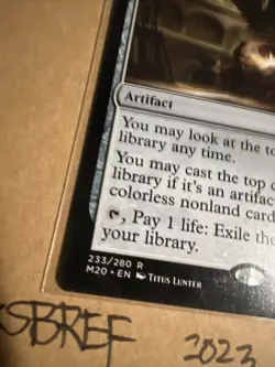 MTG Mystic Forge M20 233/280 R Regular NM Rare Artifact - Image 3