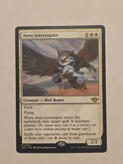 MtG Aven Interrupter OTJ Outlaws Of Thunder Junction Magic the Gathering - Image 1