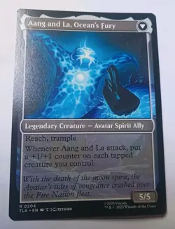MTG Magic The Gathering Avatar Rare Aang Swift Savior Aang and La Ocean's Fury - Image 2