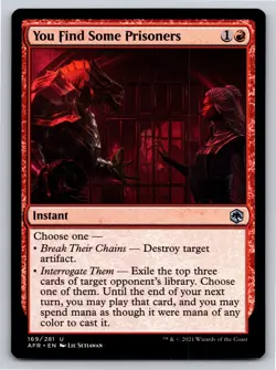 2021 MTG Forgotten Realms You Find Some Prisoners 169/281 NM Regular Uncommon - Image 1