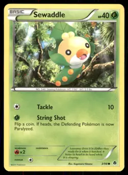 Emerging Powers Pokemon TCG Sewaddle - Image 1