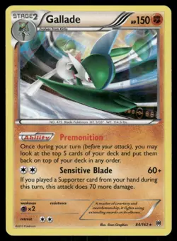 Pokemon Cards Gallade 84/162 BREAKthrough XY Holo Rare NM * 2 - Image 1