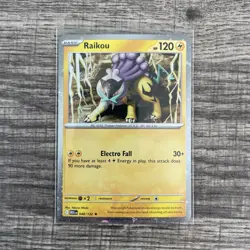 Pokemon TCG Mega Evolutions Raikou #48/132 Cosmos Holo Rare NM Condition - Image 1