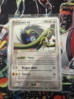 2006 EX, Promos - Nintendo Black Star Promos Rayquaza ex SWIRL IN MIDDLE HOLO! - Image 1