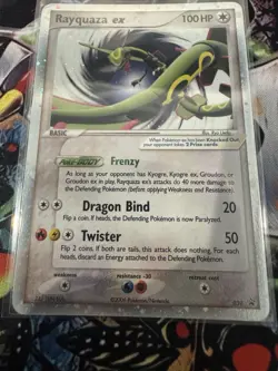 2006 EX, Promos - Nintendo Black Star Promos Rayquaza ex SWIRL IN MIDDLE HOLO! - Image 2