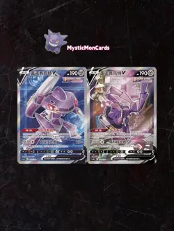 Pokemon TCG S-Chinese Sword&Shield CS4bC SR Genesect V 144/132 Holo Mint Alt Art - Image 1