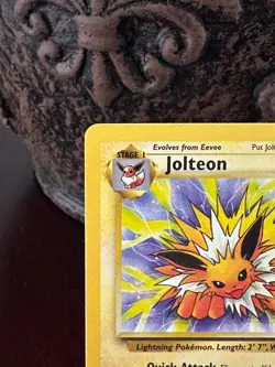 Pokemon Vintage TCG Jolteon Jungle Non Holo Rare 1999 WotC - Image 2